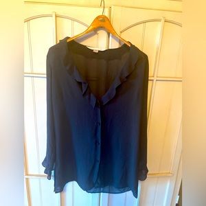 Victoria’s Secret Semi-Sheer Black Nightshirt Size L